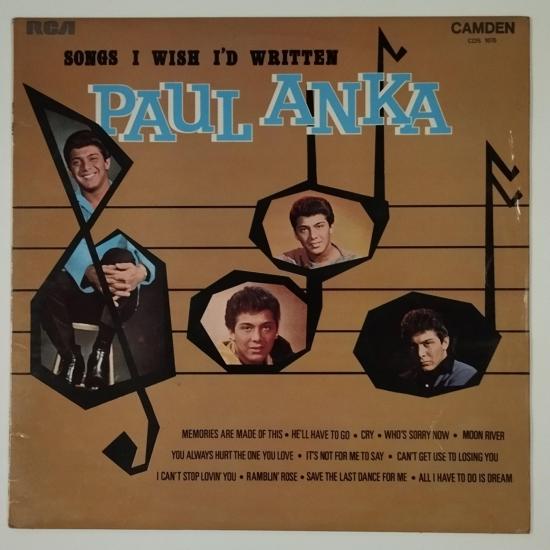 Paul anka songs i wish i d written album vinyle occasion