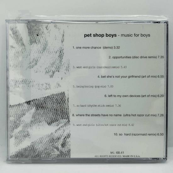 Pet shop boys music for boys pressage u s a album cd occasion 1