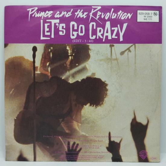 Prince and the revolution let s go crazy single vinyle 45t occasion