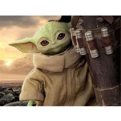 Puzzle lenticulaire star wars hidden baby yoda 500 pieces 1