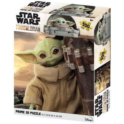 Puzzle lenticulaire star wars hidden baby yoda 500 pieces