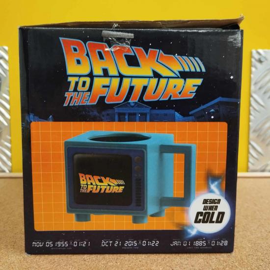 Retour vers le futur convecteur temporel mug tv thermoreactif 500ml 1