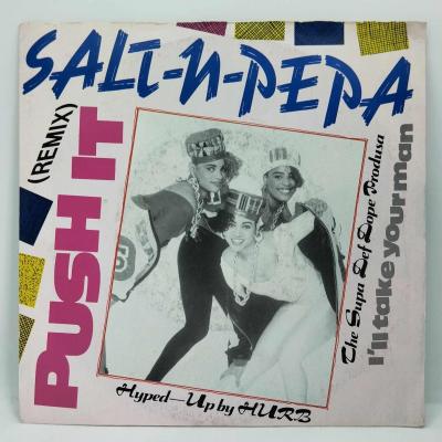 Salt n pepa push it remix single vinyle 45t occasion