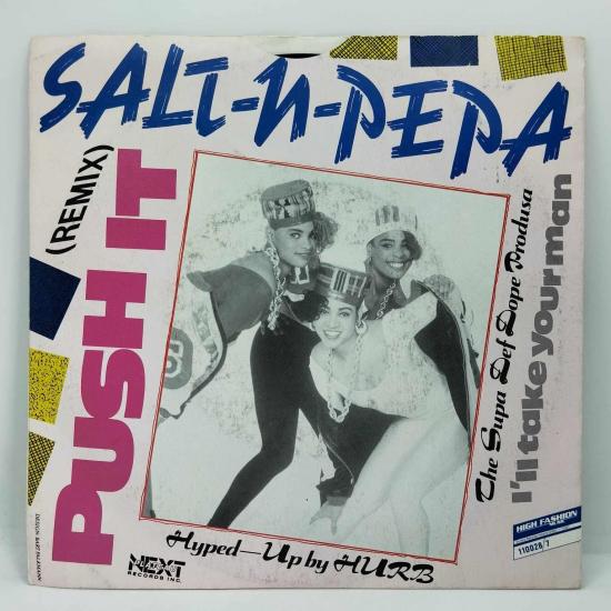 Salt n pepa push it remix single vinyle 45t occasion 1