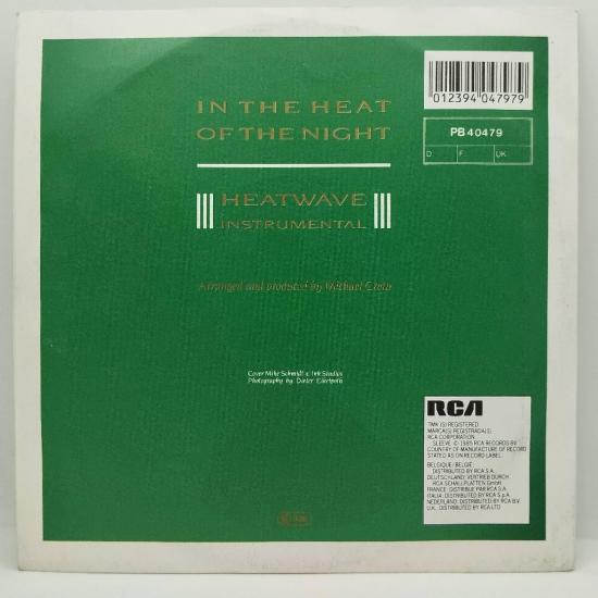 Sandra in the heat of the night single vinyle 45t occasion 1