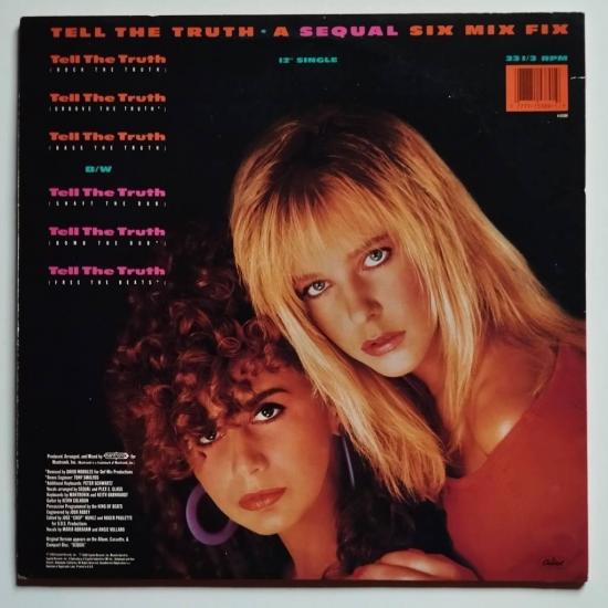 Sequal tell the truth pressage usa maxi single vinyle occasion 1