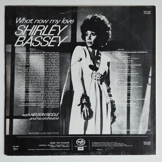 Shirley bassey what now my love album vinyle occasion 1