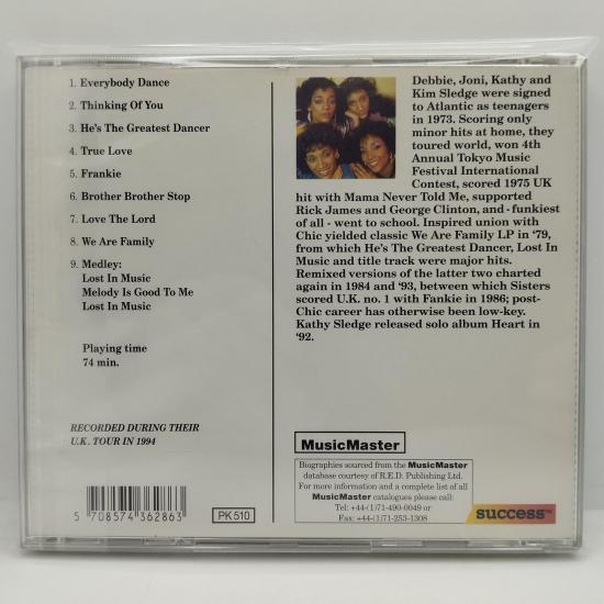 Sister sledge live recorded during their uk tour 1994 album cd occasion 1