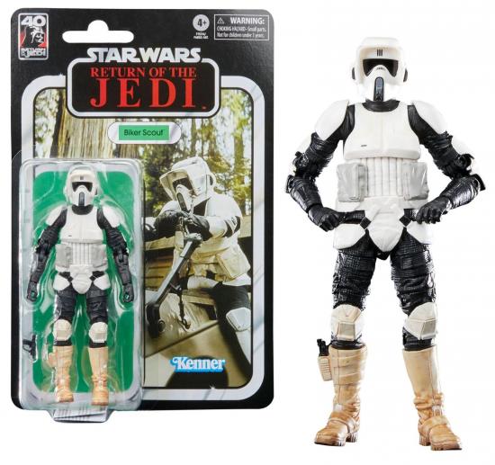 Star wars 6 40eme anniv biker scout fig black series 15cm 3