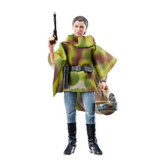 Star wars 6 40eme anniv princess leia endor fig black series 15cm 2