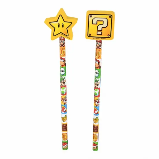 Super mario core pencil topper 2pk 2