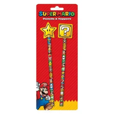 Super mario core pencil topper 2pk