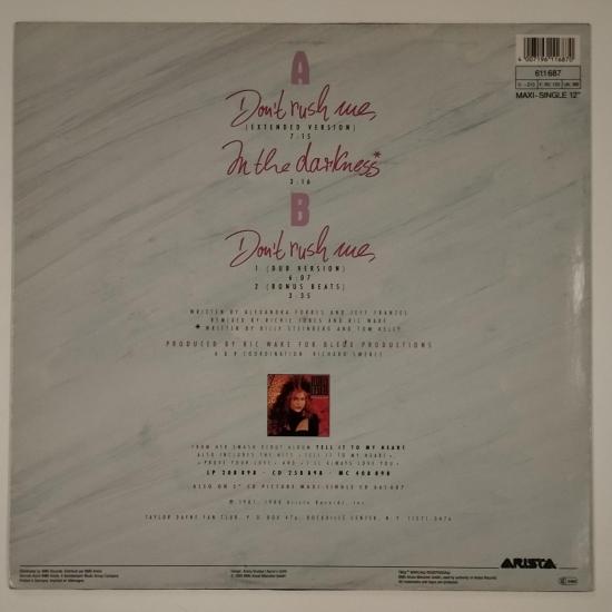 Taylor dayne don t rush me maxi single vinyle occasion 1