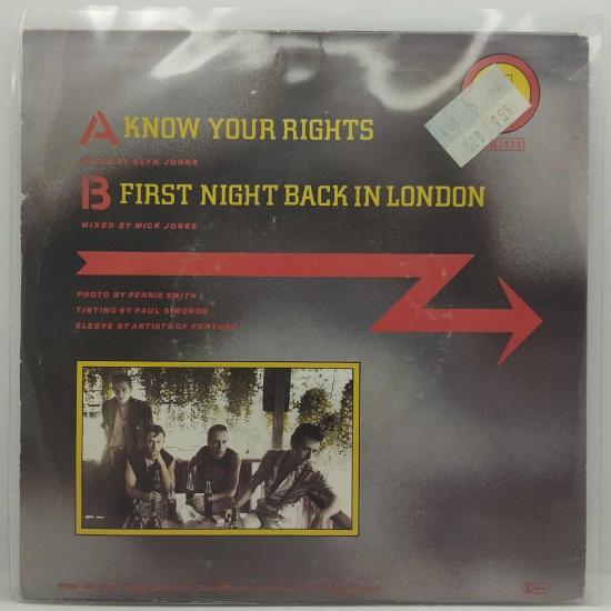 The clash know your rights single vinyle 45t occasion 1