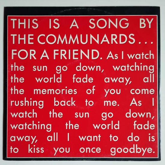 The communards for a friend maxi single vinyle occasion