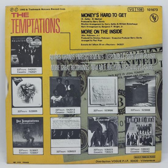 The temptations money s hard to get single vinyle 45t occasion 1