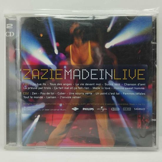 Zazie made in live double album cd occasion